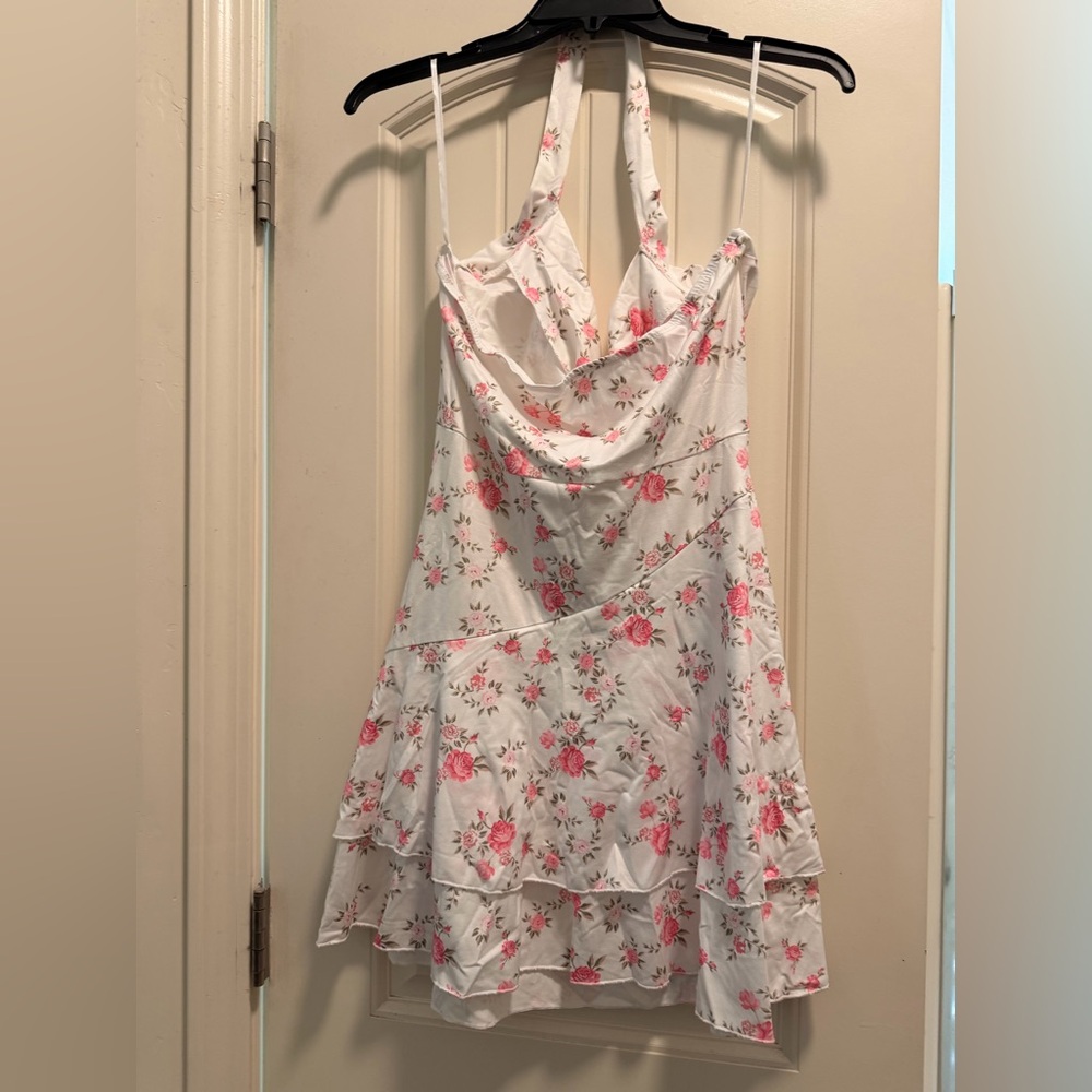 SHEIN Pink Floral Mini Dress - Picture 8 of 8